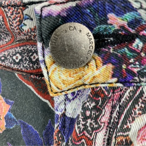 Etienne Marcel Printed Skinny Jeans Size 30 - Picture 5 of 7